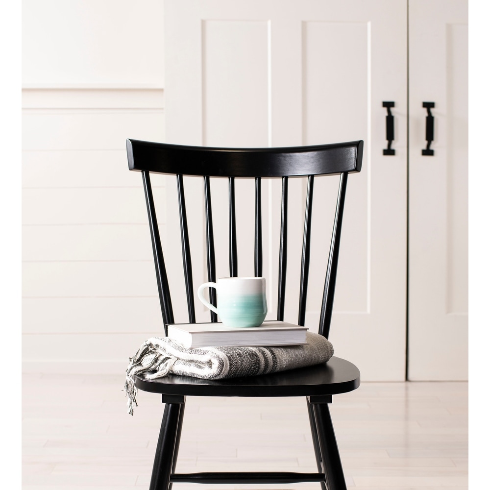 SAFAVIEH Suhair Spindle Farmhouse Dining Chair (Set of 2) - 20.5" x 21" x 36" - 21"W x 21"D x 36"H