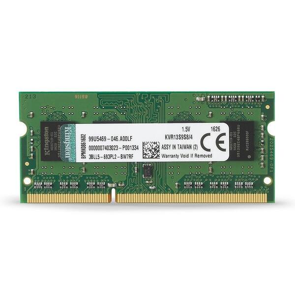 Shop Black Friday Deals On Kingston Value Ram 4gb 1333mhz Pc3 10600 Ddr3 Non Ecc Cl9 Sodimm Sr X8 Notebook Memory Kvr13s9s8 4 Overstock 18078472