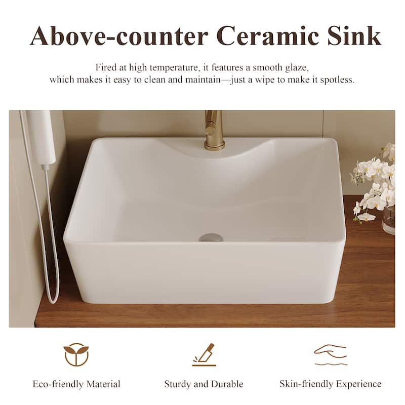 31.5" Floating Single Bathroom Vanity with Sink, Small Space-Saving Vanity for Compact Bathrooms