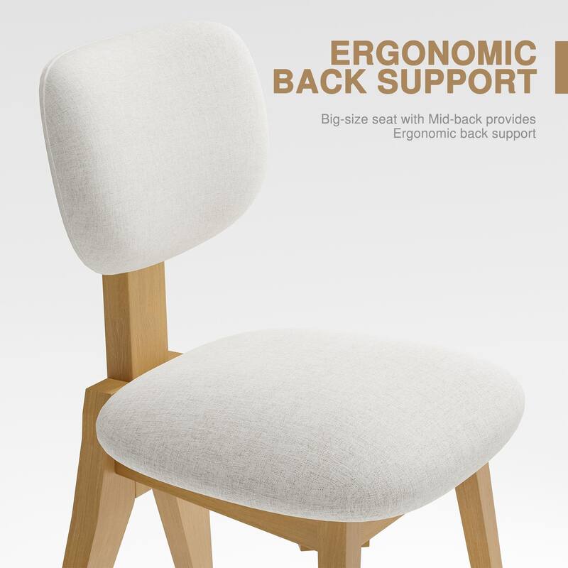 Solid Wood Dining Chairs(Set Of 2) - 21*19*33