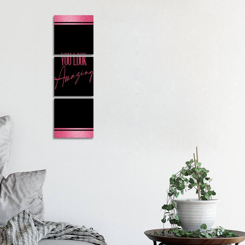 iCanvas "Amazing Beautiful VI" by Kimberly Allen 3-Piece Canvas Wall Art Set - 36x12x1.5