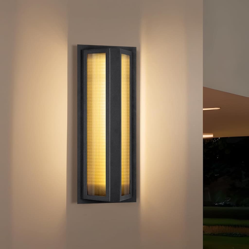 Modern 1-Light Outdoor Waterproof Wall Light Sconce for Porch