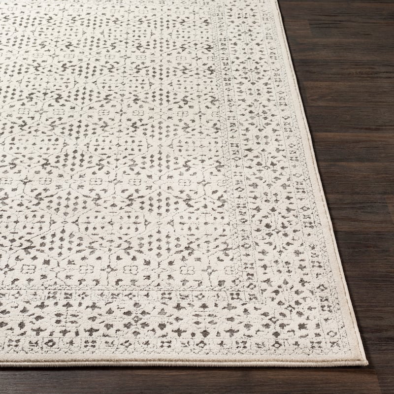 Katenka Grey Traditional Area Rug - 7' 10" x 10' 3"