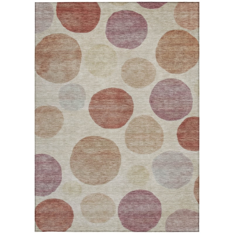 HomeRoots Geometric Transitional Rectangle Outdoor Rug