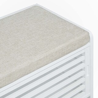 Distressed Shutter Storage Bench - Bed Bath & Beyond - 42600380
