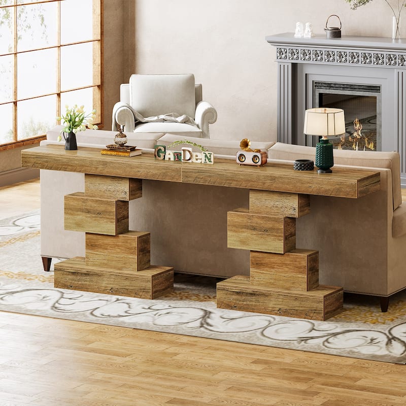 42.5-Inch Narrow Wood Console Table for Entryway Hallway