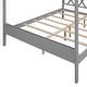 preview thumbnail 20 of 36, Full Size House Bed with Storage Space & Roof