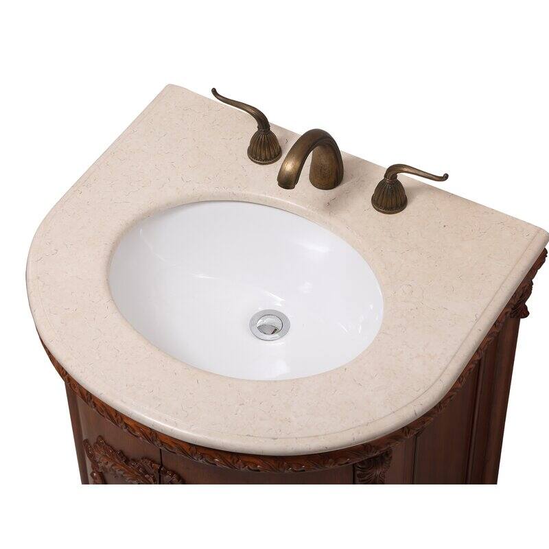 25" Single Bathroom Vanity Set - 25"L x 21.5"D x 35"H