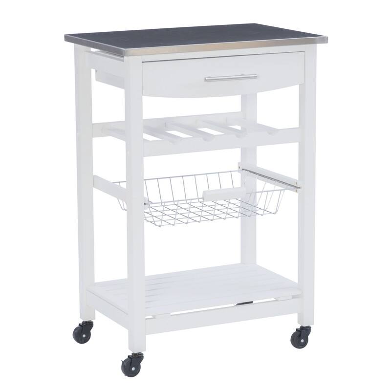 Jake Compact Mobile Rolling Kitchen Cart