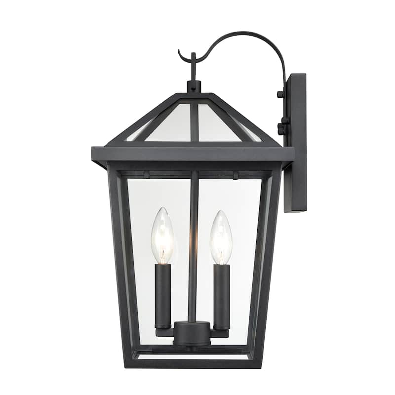 Millennium Lighting Mensun 1 Light Outdoor Wall Sconce in Textured Black