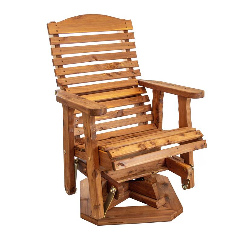 American Furniture Classic Slat Back Swivel Chair