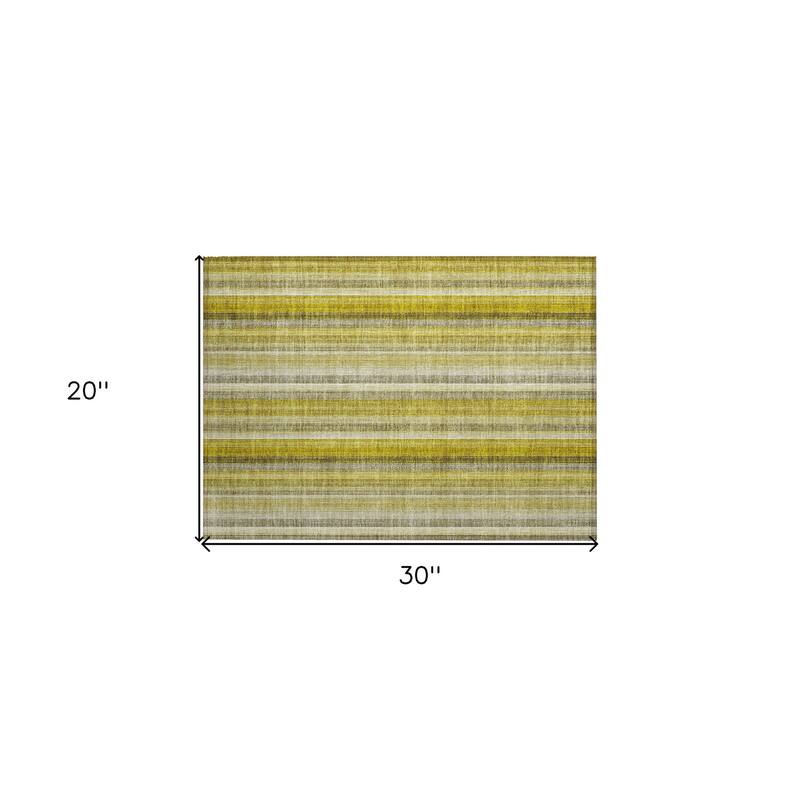Almiro Stripe Weather Resistant Timeless Fusion Outdoor Rug
