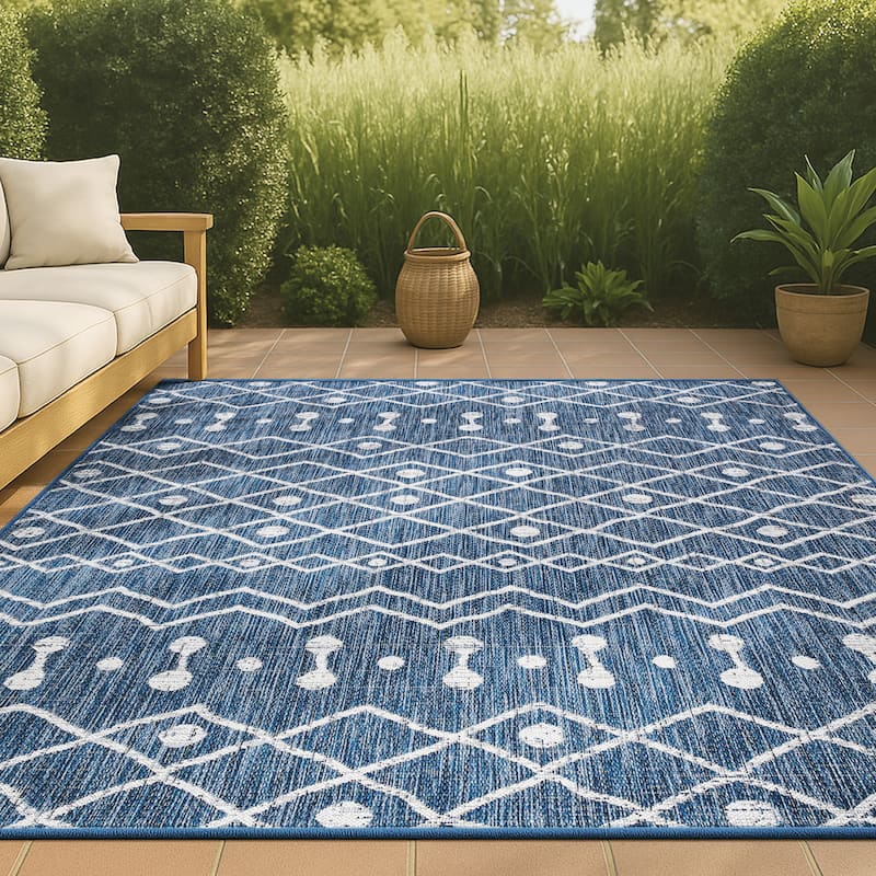 JONATHAN Y Tokay Tribal Bohemian Indoor/Outdoor Area Rug
