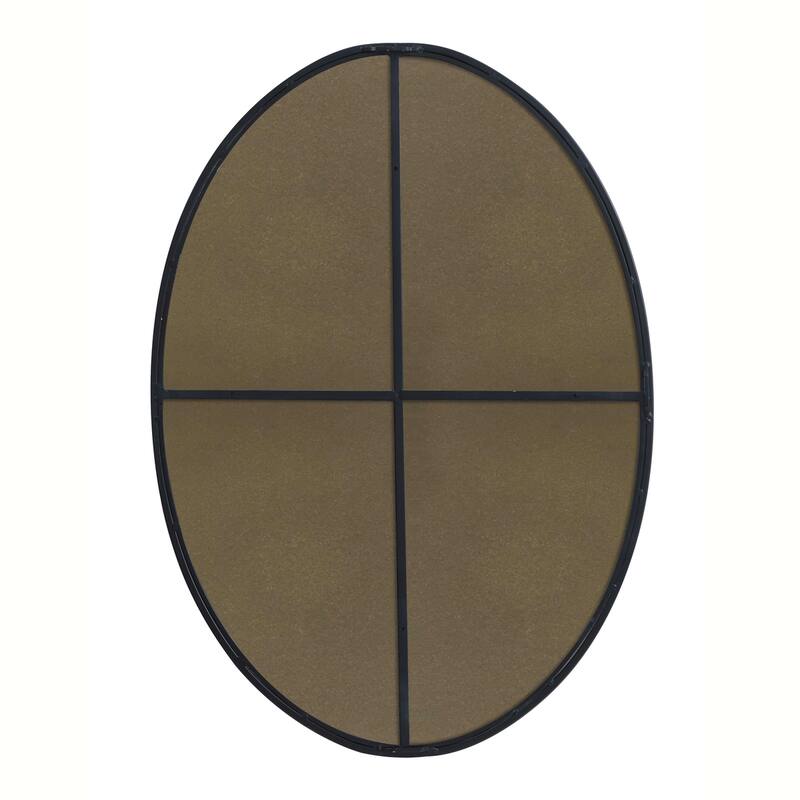 Carson Carrington Labbemala Metal Frame Oval Mirror
