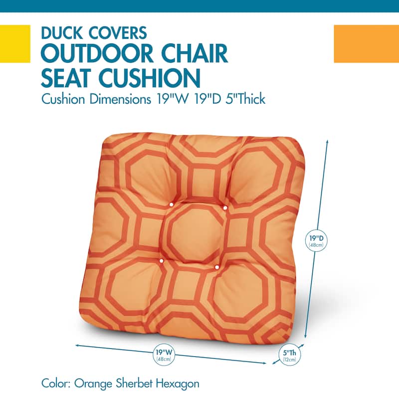 Duck Covers Indoor/ Outdoor Seat Cushions (Set of 2)