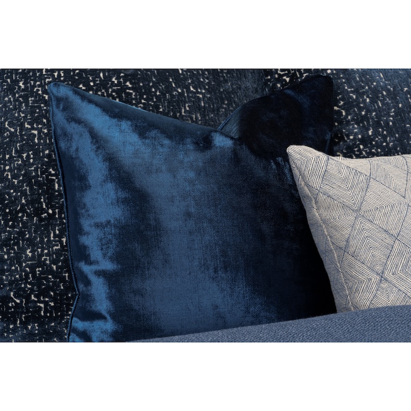 F Scott Fitzgerald Biloxi Blue Duvet Cover and Insert Set