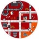 preview thumbnail 51 of 68, SAFAVIEH Carousel Kids Koika Neighborhood Road Rug