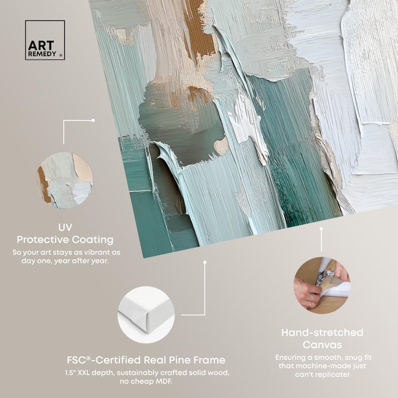 Impasto Intervals II Canvas by Art Remedy, Gallery Wrapped