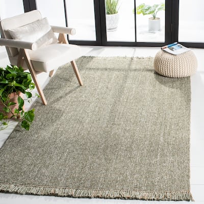 SAFAVIEH Handmade Natural Fiber Immacolata Jute Fringe Rug