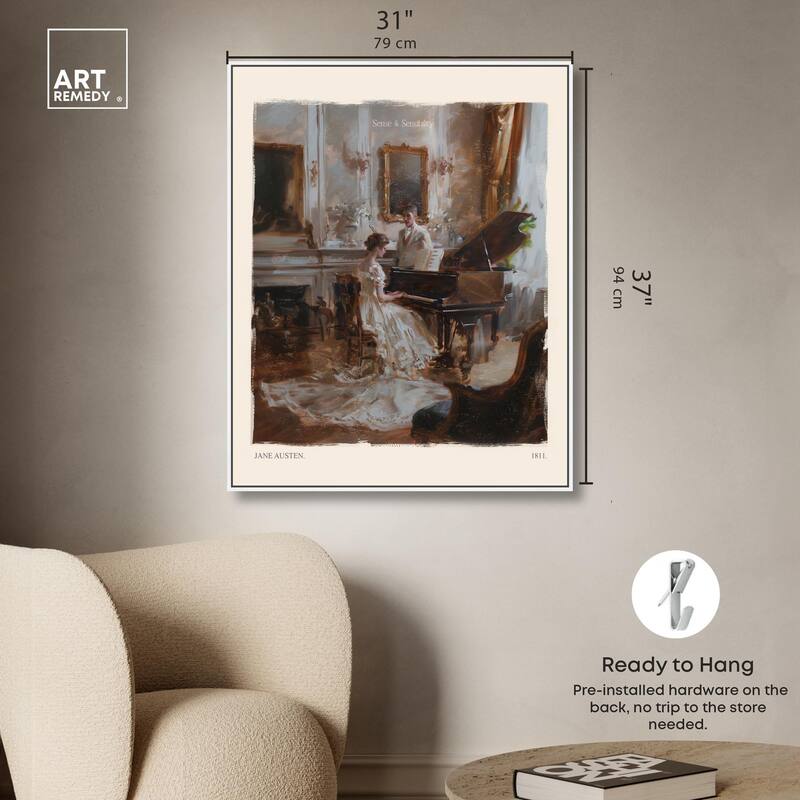 Sense and Sensibility Scene Canvas by Art Remedy