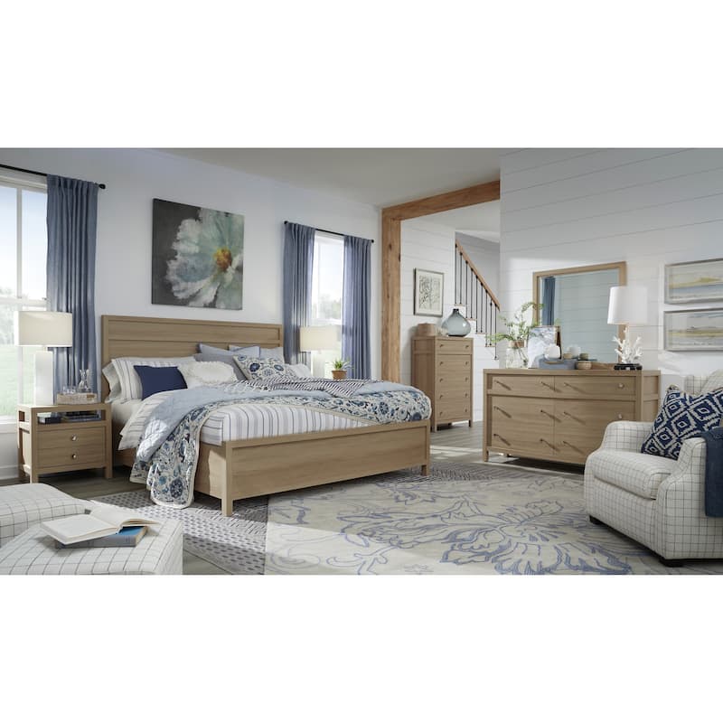 Magnussen Home Merrifield Sandstone Beige Panel Bed