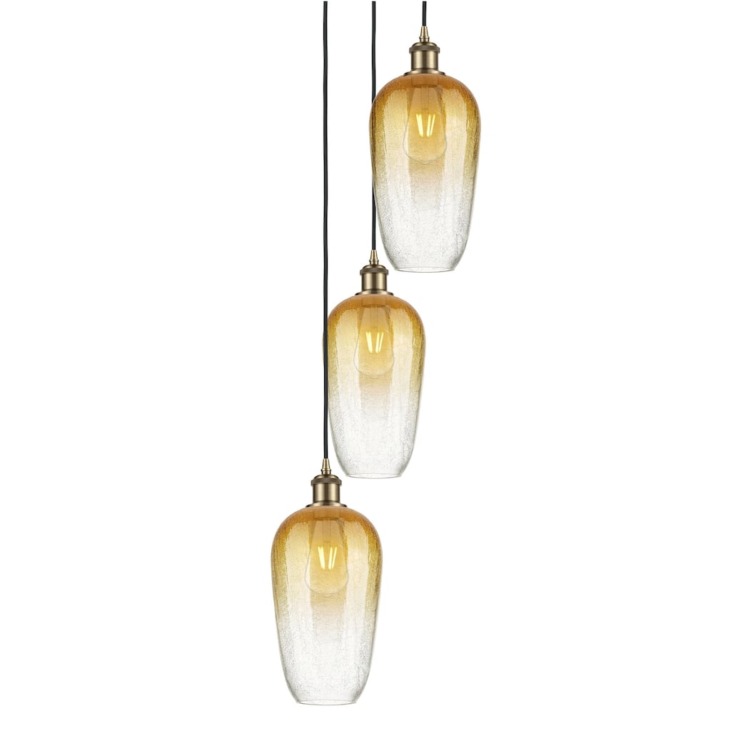 Innovations Lighting 113B-3P-46-14 Brookhaven Flute Pendant Brookhaven