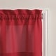 preview thumbnail 21 of 66, No. 918 Martine Microfiber Semi-Sheer Rod Pocket Kitchen Curtain Valance and Tiers Set