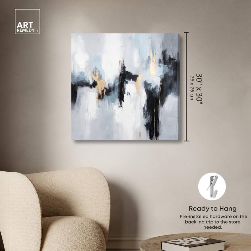 Turbulence II Canvas by Art Remedy, Gallery Wrapped