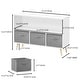 preview thumbnail 23 of 23, Kids Bookcase Storage Cabinet Organizer with Collapsible Fabric Drawer - 35.43”L x 11.02”W x 23.62”H
