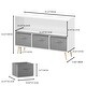preview thumbnail 25 of 34, Kids bookcase with Collapsible Fabric Drawers，Made of High-Density MDF - Easy Setup
