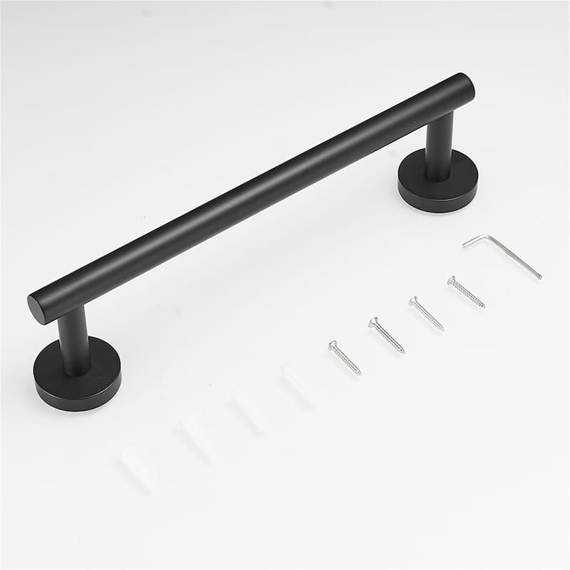 8-Piece Wall Mount Bathroom Hardware Set 23'' Bathroom Towel Bar Toilet Paper Holder Robe Hooks Stainless Steel Accessories Set