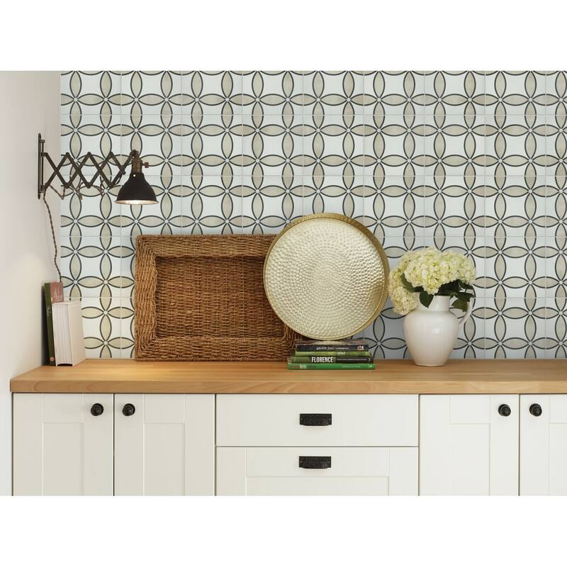 Shaw Revival Isabella - 8" Square Floor and Wall Tile - Matte Visual -