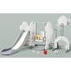 preview thumbnail 1 of 23, 7 in 1 Toddler Slide and Swing Set for Kids Grey