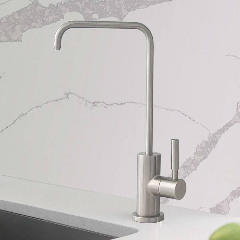 STYLISH Kitchen Sink Drinking Water Tap Faucet in Stainless Steel - Faucet Height: 10 1/2" | Spout Height: 9"