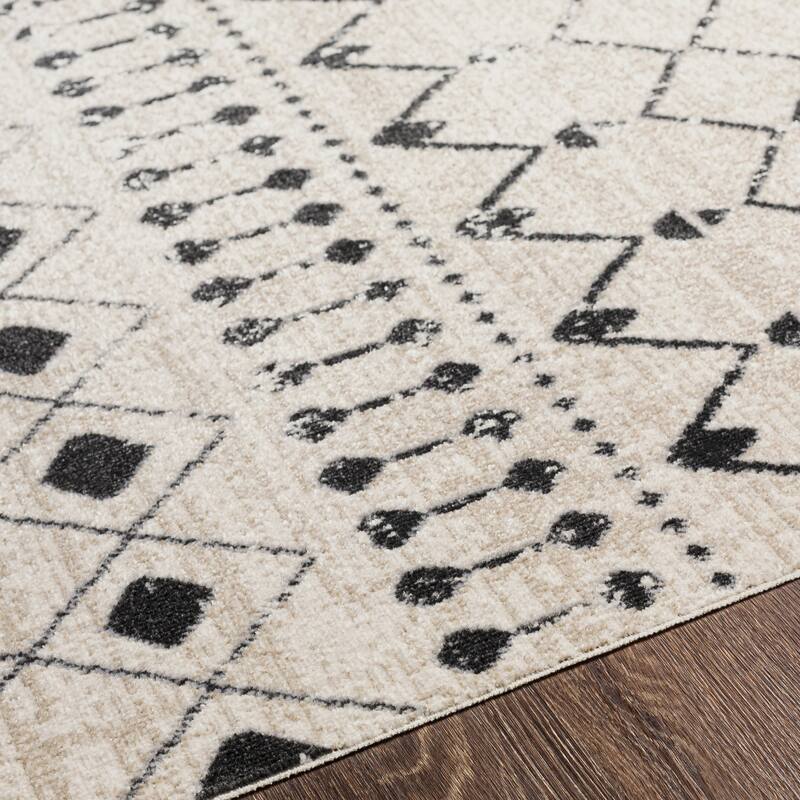 Livabliss Quince Bohemian Machine Washable Area Rug