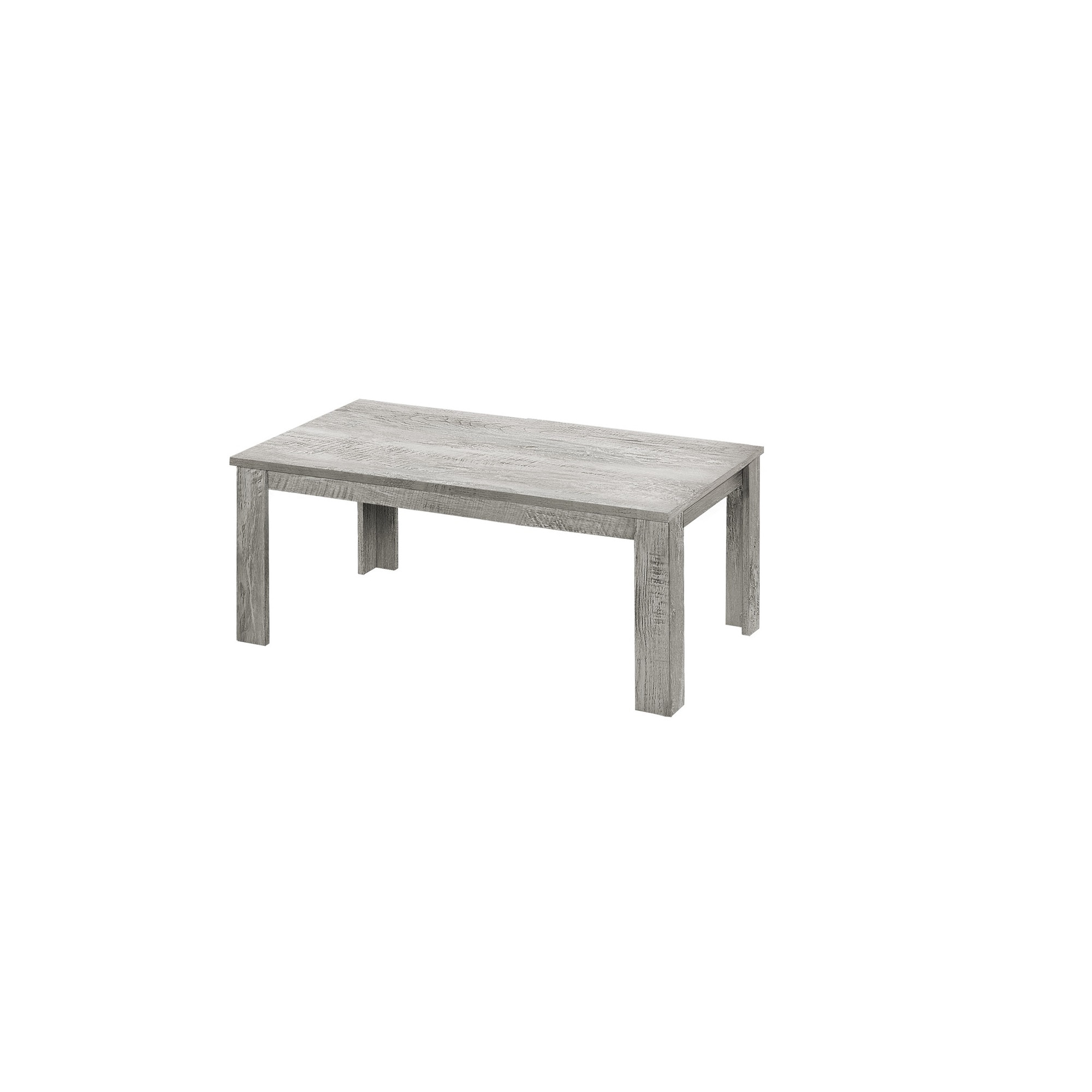 HomeRoots Set Of Three 36" Oak Rectangular Coffee Table With Three Shelves - 44
