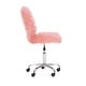 preview thumbnail 28 of 52, Clara Faux Fur Armless Office Chair