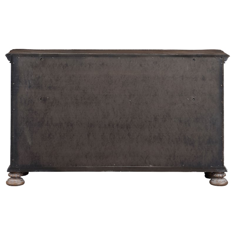 Emmett Traditional Wood 9-drawer Dresser Walnut