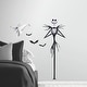 preview thumbnail 2 of 4, Black Purple & White The Nightmare Before Christmas Jack Giant Wall Decals by RoomMates