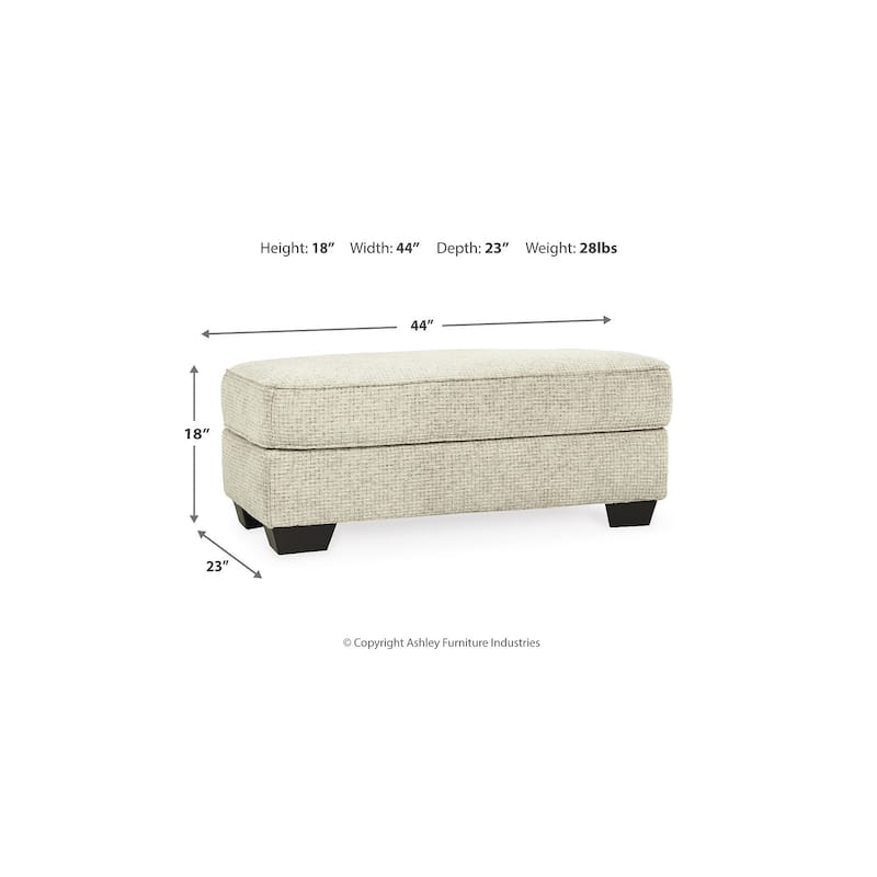 Signature Design by Ashley Monaghan Beige Ottoman