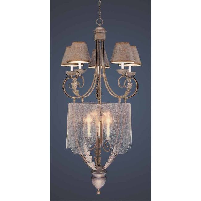 Volume Lighting Rylos 8 Light 2 Tier Chandelier - Prairie Rock
