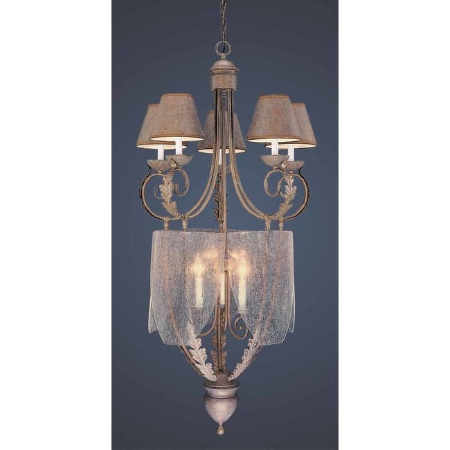 Volume Lighting Rylos 8 Light 2 Tier Chandelier
