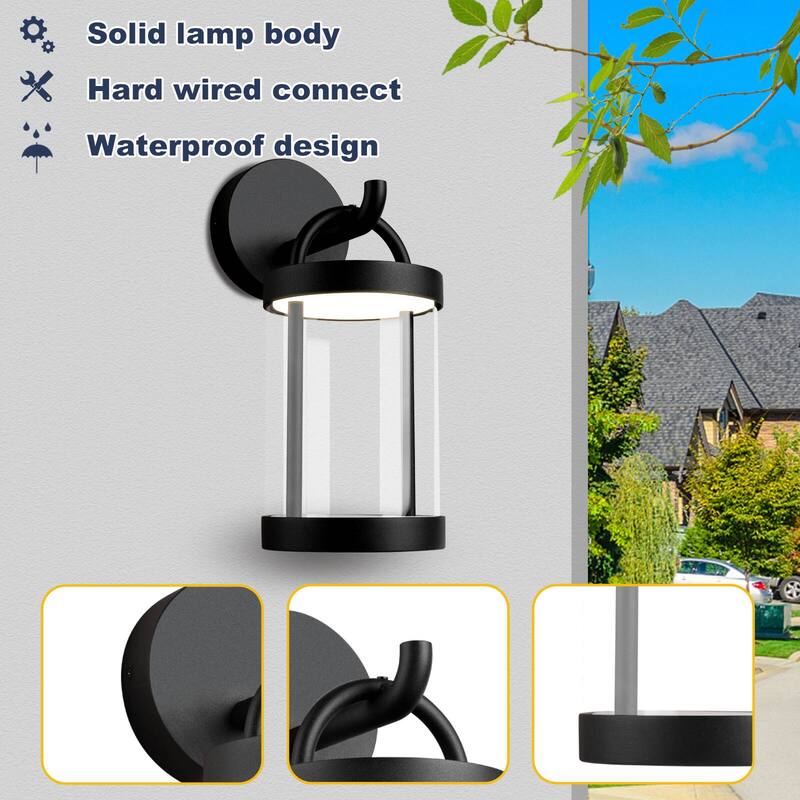 Outdoor Wall Sconce Lantern Exterior IP54 13W 700Lm 3000K