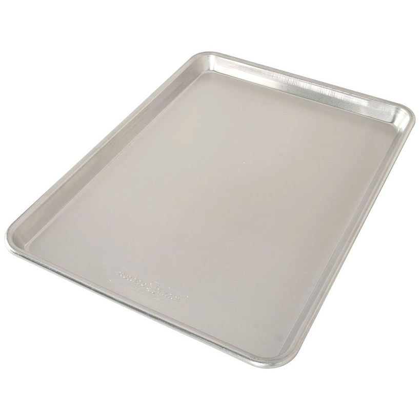 gridmann 9 x 13 commercial grade aluminum cookie sheet baking tray jelly  roll pan quarter sheet 12 pans 