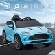 preview thumbnail 29 of 39, Official Licensed Aston Martin 12V Kids Ride-On Car with Remote Control, 4-Wheel Suspension, LED Lights, Music, and USB Port