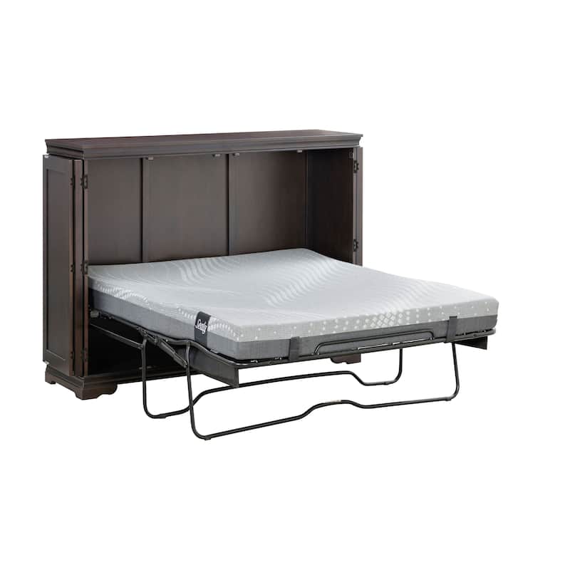 San Sebastian Cabinet Murphy Bed with Sealy Gel Memory Foam Mattress