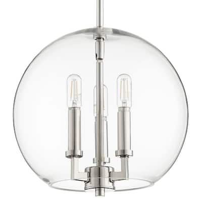 Quorum International Globe Pendant 3 Light 12" Wide Pendant
