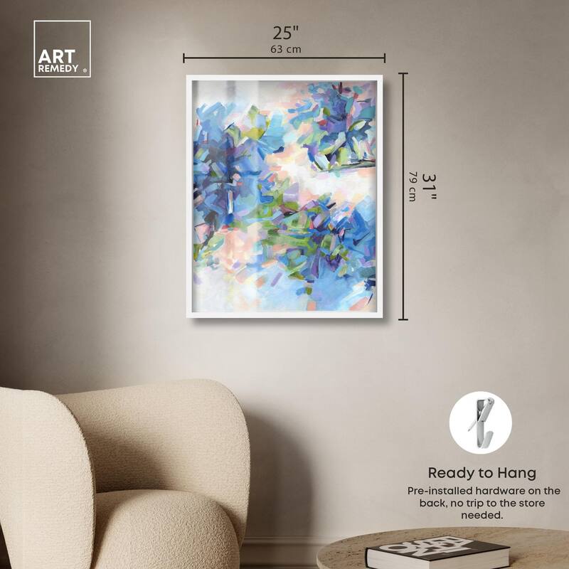 Blue Botanicals Shadowbox by Art Remedy