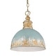 preview thumbnail 8 of 7, Golden Lighting Alison 12" Wide Pendant
