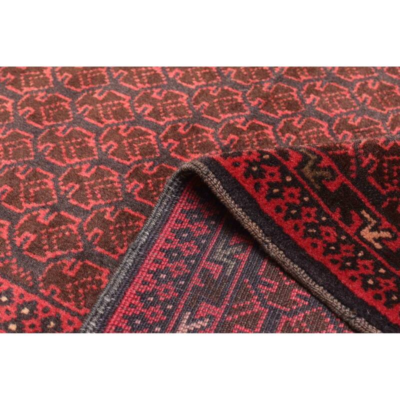 ECARPETGALLERY Hand-knotted Teimani Black Wool Rug - 3'2 x 5'1